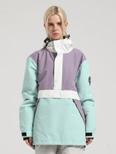 Colorblock Pullover Ski Jacket Ins Street