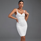 Strappy Sleeveless Backless Mini Bandage Dress Ins Street