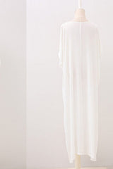 Bohemian Maxi Length Side Split Beach Dress Ins street