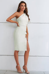 Addison One Shoulder Asymmetric Dress Ins Street