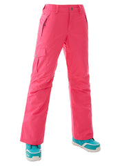 Thermal Warm High Waterproof Windproof Pink Ski Pants Snow Pants Ins Street