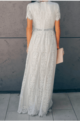 Dream catcher white lace dress Ins street