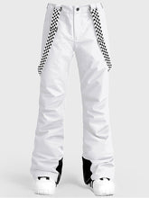 Highland Bib Snowboard & Ski White Pants Ins Street