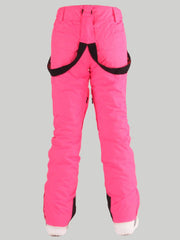 Pink Thermal Warm High Waterproof Windproof Snowboard Ski Pants Ins Street