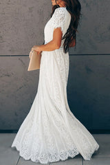 Dream catcher white lace dress Ins street