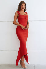 Flore Sleeveless Long Evening Bandage Dress Ins Street