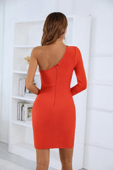 Lexington One Shoulder Cut Out Bandage Dress Ins Street