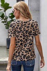 Leopard Print T-Shirt Ins Street
