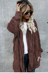 Mid-Length Double-Sided Anti-Fur Coat Ins street