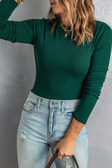 Open Back Crewneck Bodysuit Ins Street