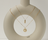 Micro Inlaid Zircon XINGX Disc Necklace Women Rectangular Pendant Twin Diamond Internet Celebrity Clavicle Chain Jewelry Ins street