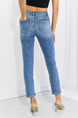 Lovervet Talk About It Full Size Cropped Jeans Ins Street