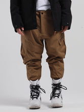 Men's Coffee Waterproof Warm Loose Thin Breathable And Wear-Resistant Hip-Hop Double-Board Snowboard Pants Ins Street
