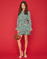 Aspyn Printed Ruffle Tie Dress - FINAL SALE InsStreet