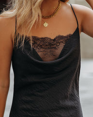 Alivia Satin Lace Slip Dress - FINAL SALE OLIA-001