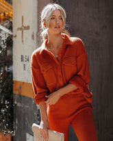 Comfort Place Soft Knit Shacket - FINAL SALE GILL-001