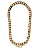 Curb Chain Toggle Necklace - Gold ACCE-001