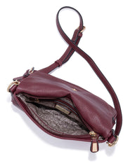 Dandy Crossbody Messenger Bag - Burgundy - FINAL SALE MODA-001