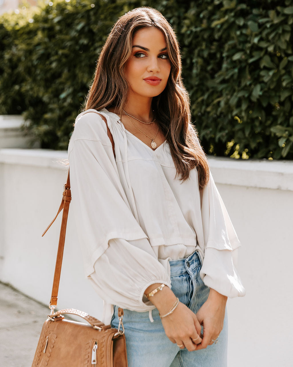 Wing It Statement Sleeve Blouse Ins Street
