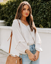 Wing It Statement Sleeve Blouse Ins Street