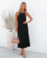 Esplanade Crochet Midi Dress - Black - FINAL SALE Ins Street