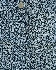 Trooper Floral Ruffle Tie Top - FINAL SALE HASH-001