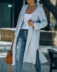 Martin Knit Cardigan - Heather Grey Ins Street