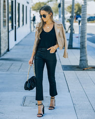 Fame + Fortune Faux Leather Pants - FINAL SALE Ins Street