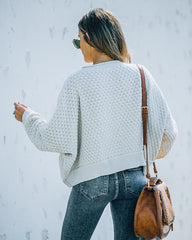 Maizy Crop Knit Sweater Ins Street