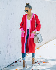 Deema Pocketed Knit Cardigan NEWB-001