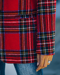 Eve Pocketed Plaid Blazer Ins Street