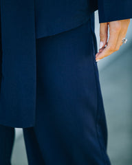 Vina Pocketed High Rise Wide Leg Trousers Ins Street