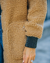 Cherished Pocketed Faux Leather Teddy Coat Ins Street