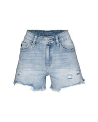 Freebird High Rise Distressed Denim Shorts Ins Street