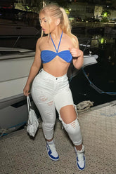 Glistening Jeans - White Ins Street