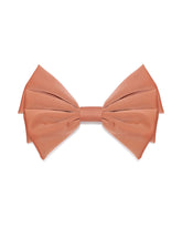 Harp Satin Bow Hair Clip - Coral Ins Street
