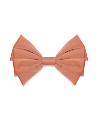 Harp Satin Bow Hair Clip - Coral Ins Street