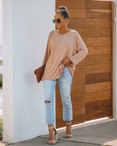 Logan 3/4 Sleeve Tee - Clay Ins Street