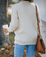 Patience Embroidered Floral Knit Sweater Ins Street