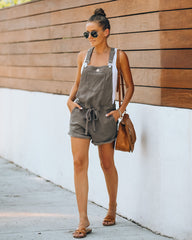 Mista Cotton Pocketed Knit Overall Shorts Ins Street