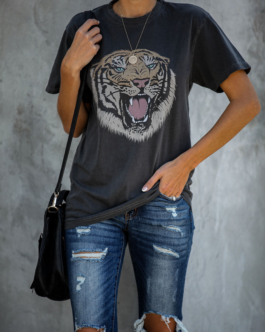 Roaring Tiger Cotton Tee Ins Street