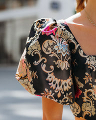 Ximena Puff Sleeve Embroidered Crop Blouse Ins Street