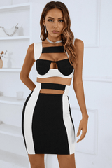 Maia Cut Out Bandage Dress Ins Street