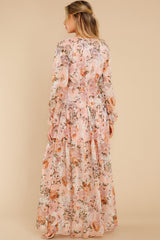 Prosperous Floral Chiffon Boho Maxi Dress - FINAL SALE Ins Street