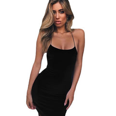 Smooth Moves Scoop Neck Mini Dress Ins Street