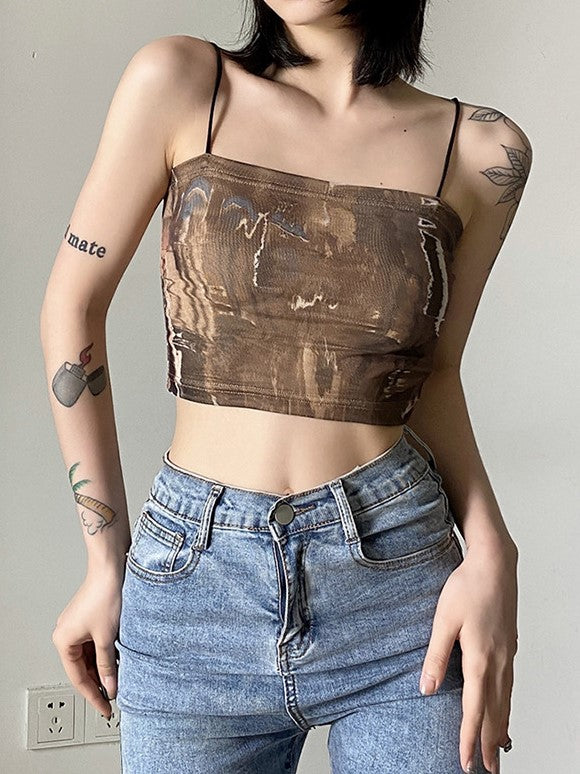 Solid Color Slim Fit Street Fashion Backless Camisole 2023-03-14 InsStreet