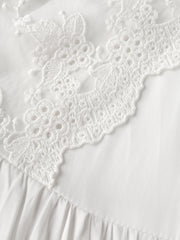 First Bloom Cotton Ruffle Maxi Dress - Ivory Ins Street