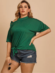 Shoulder Straps Bow Solid Color Long Sleeve T-Shirt 2023-03-14 InsStreet