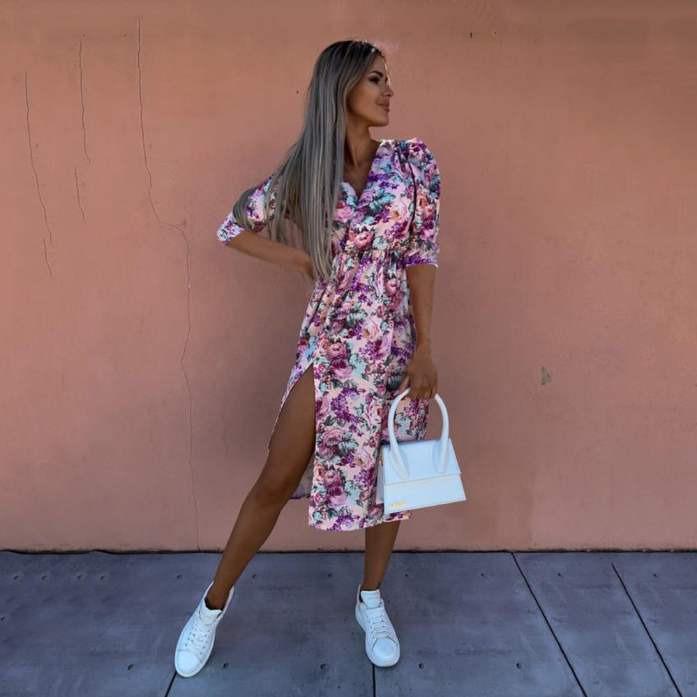 Spread Beauty Printed Wrap Maxi Dress - FINAL SALE Ins Street