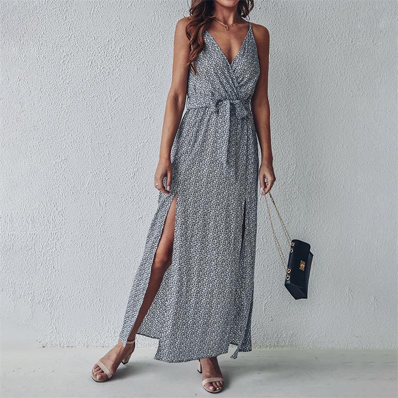 Hope Remains Floral Midi Slip Dress - Black Ins Street